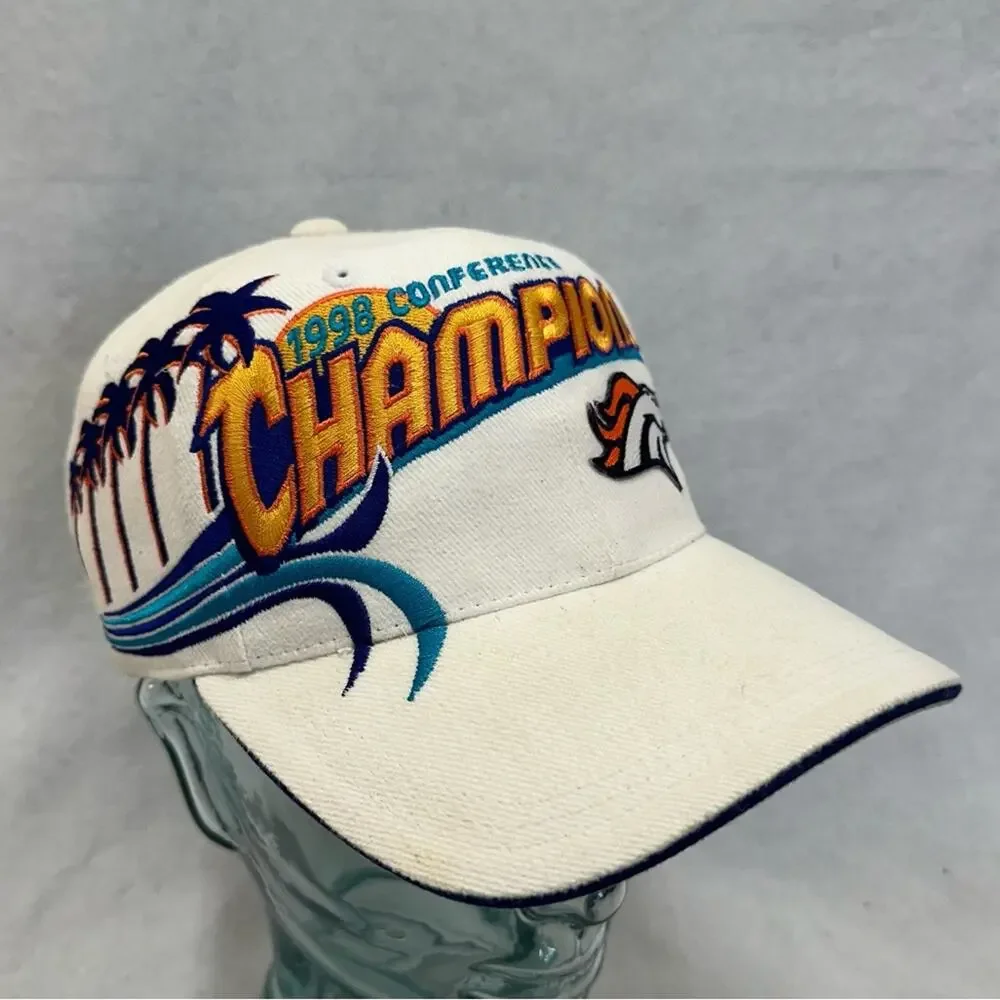 Denver Broncos vintage 1998 Conference Champions‎ Miami Bound Baseball Hat OS